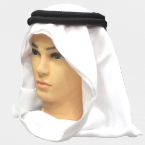 White Designer Shemagh for Men